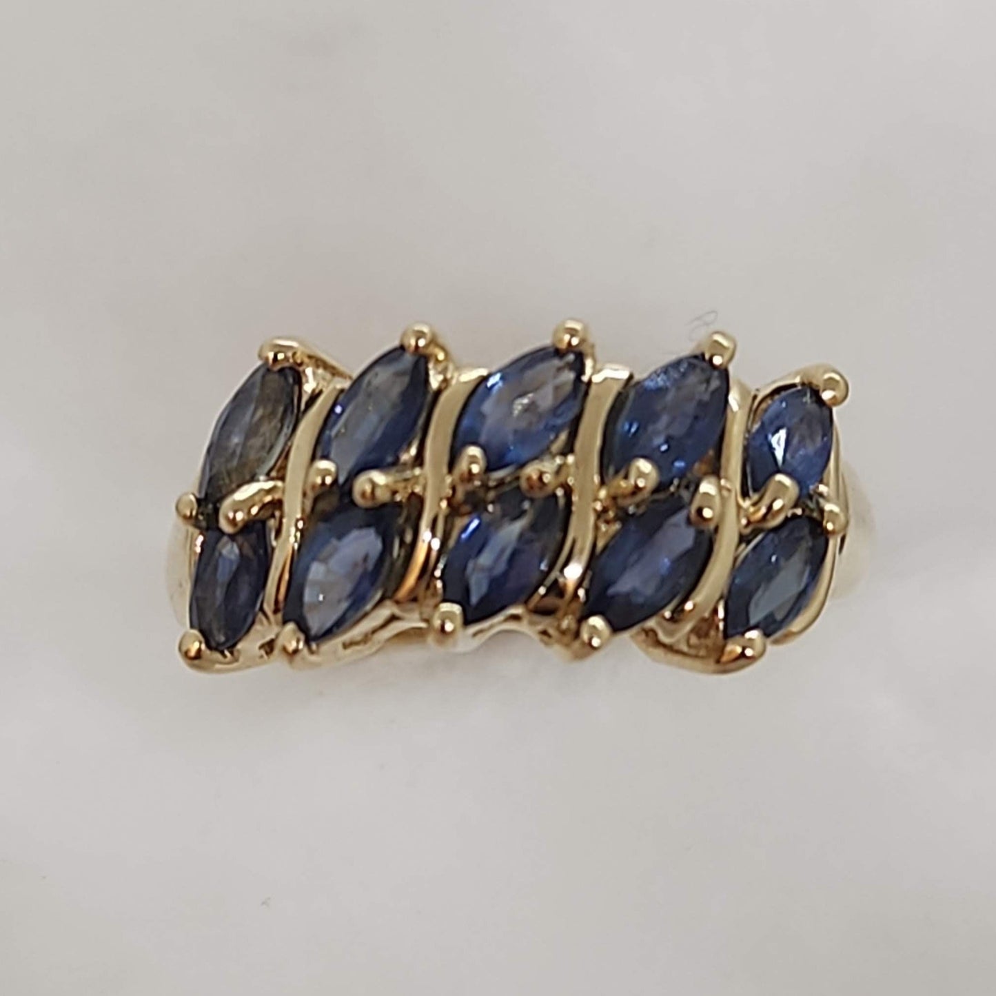 Sapphire Marquise Ring