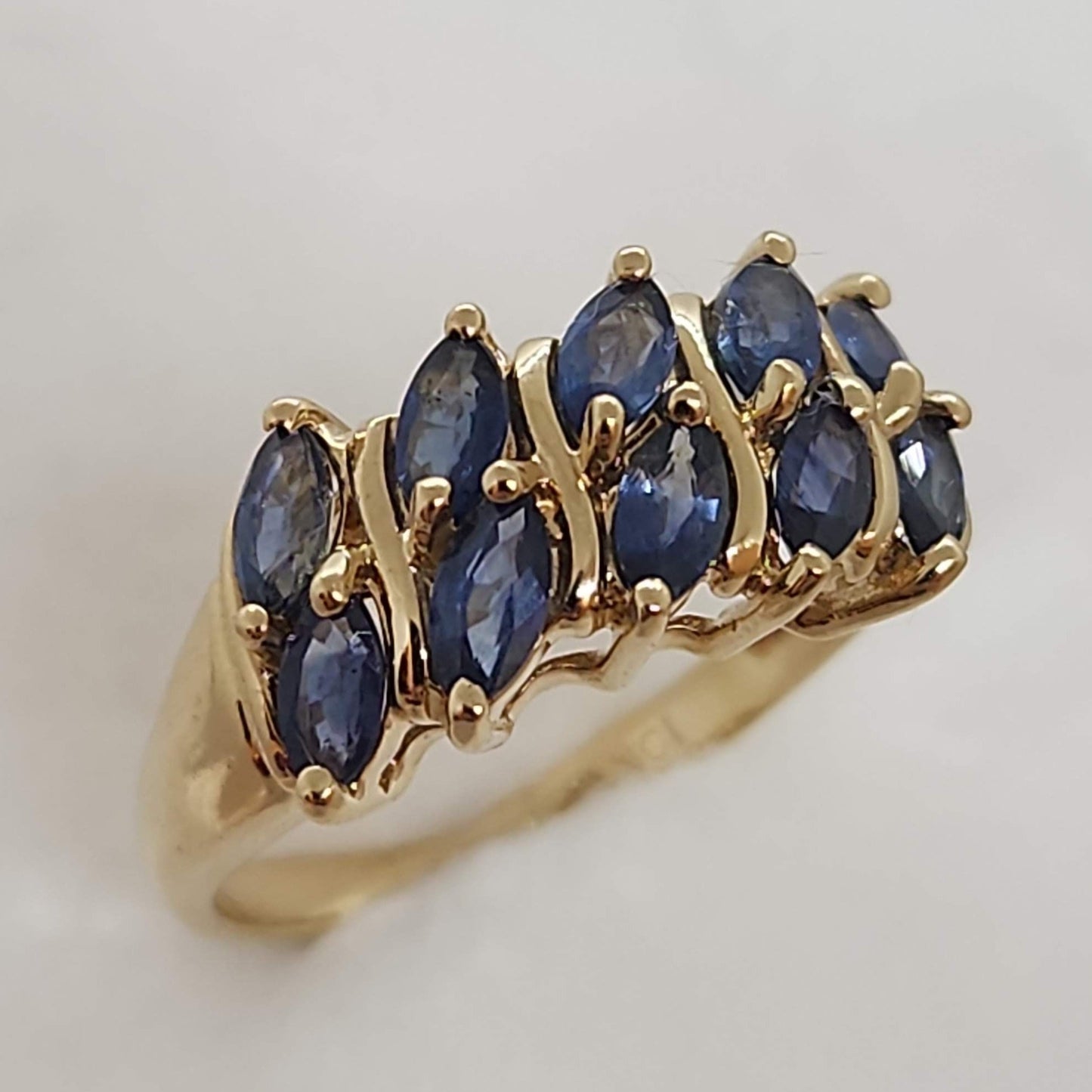 Sapphire Marquise Ring