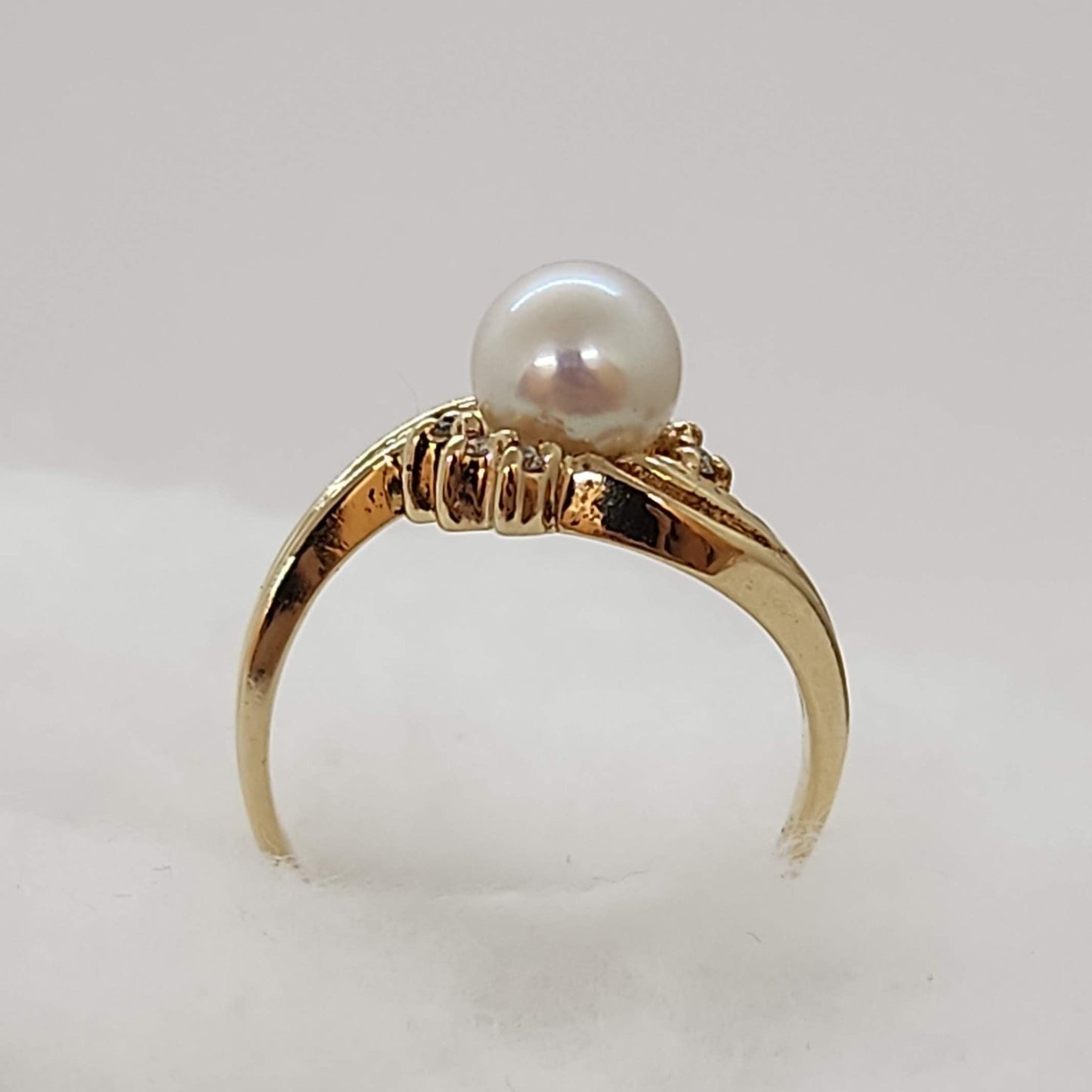Pearl and Diamond Ring