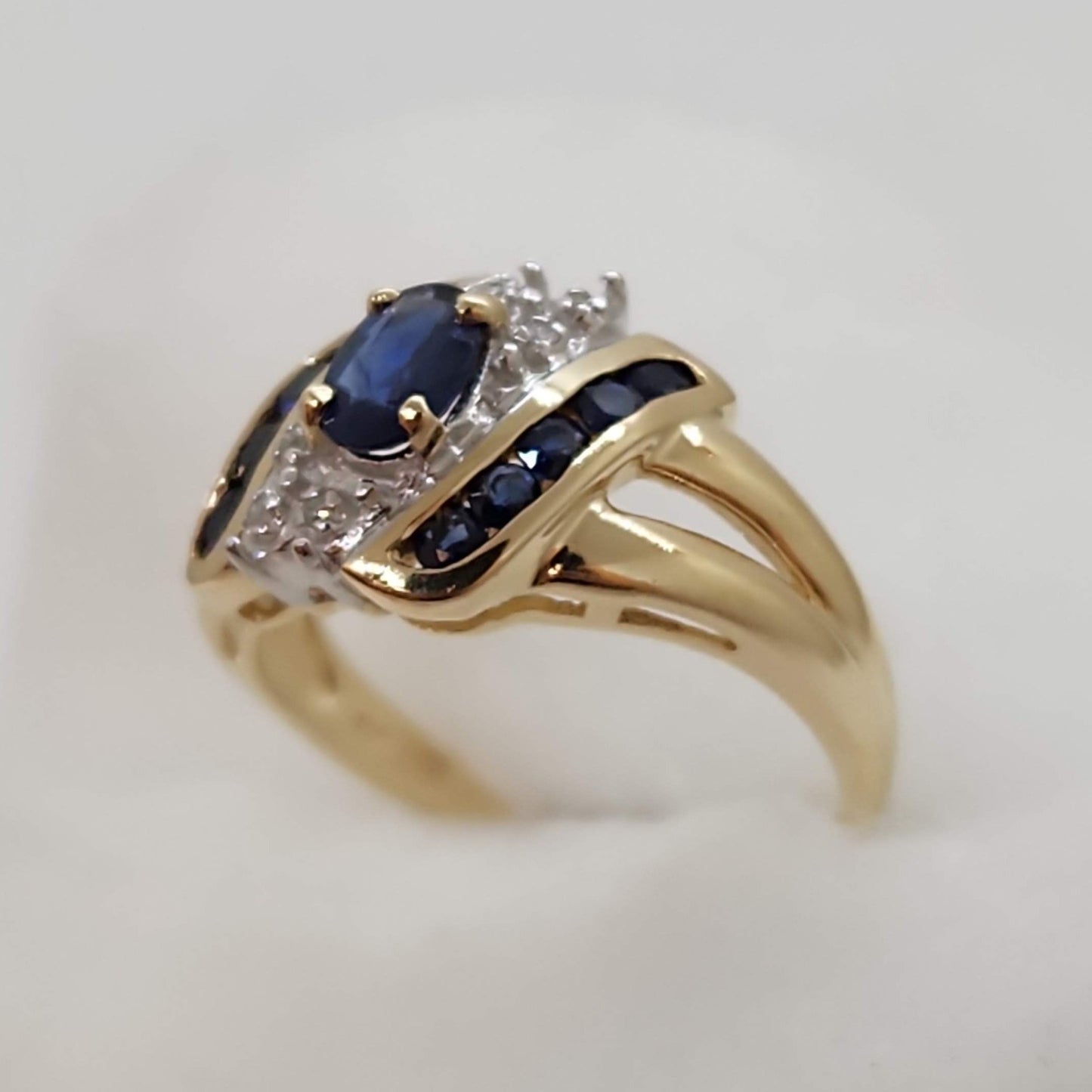 Sapphire and Diamond Ring