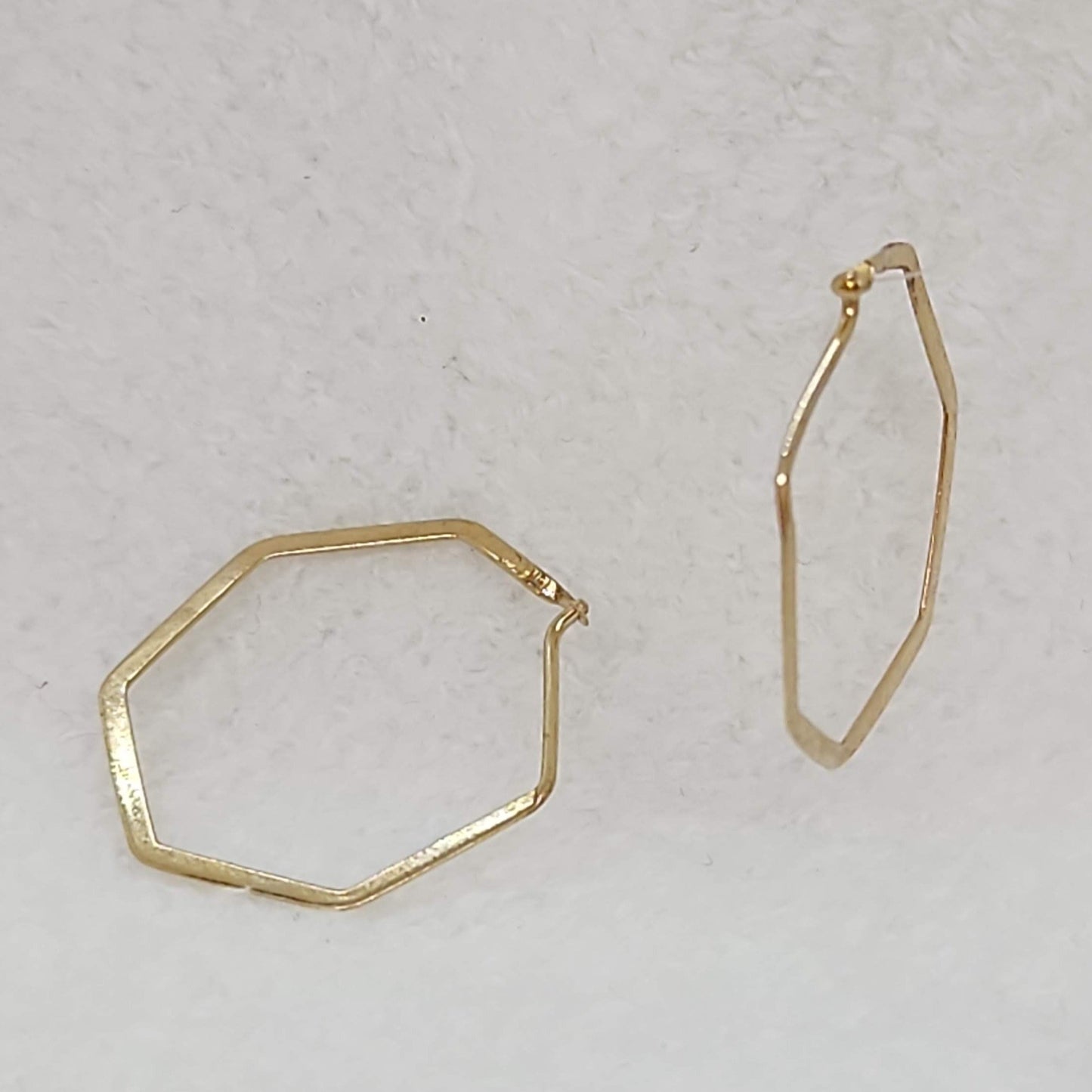 Heptagon Hoop Earrings