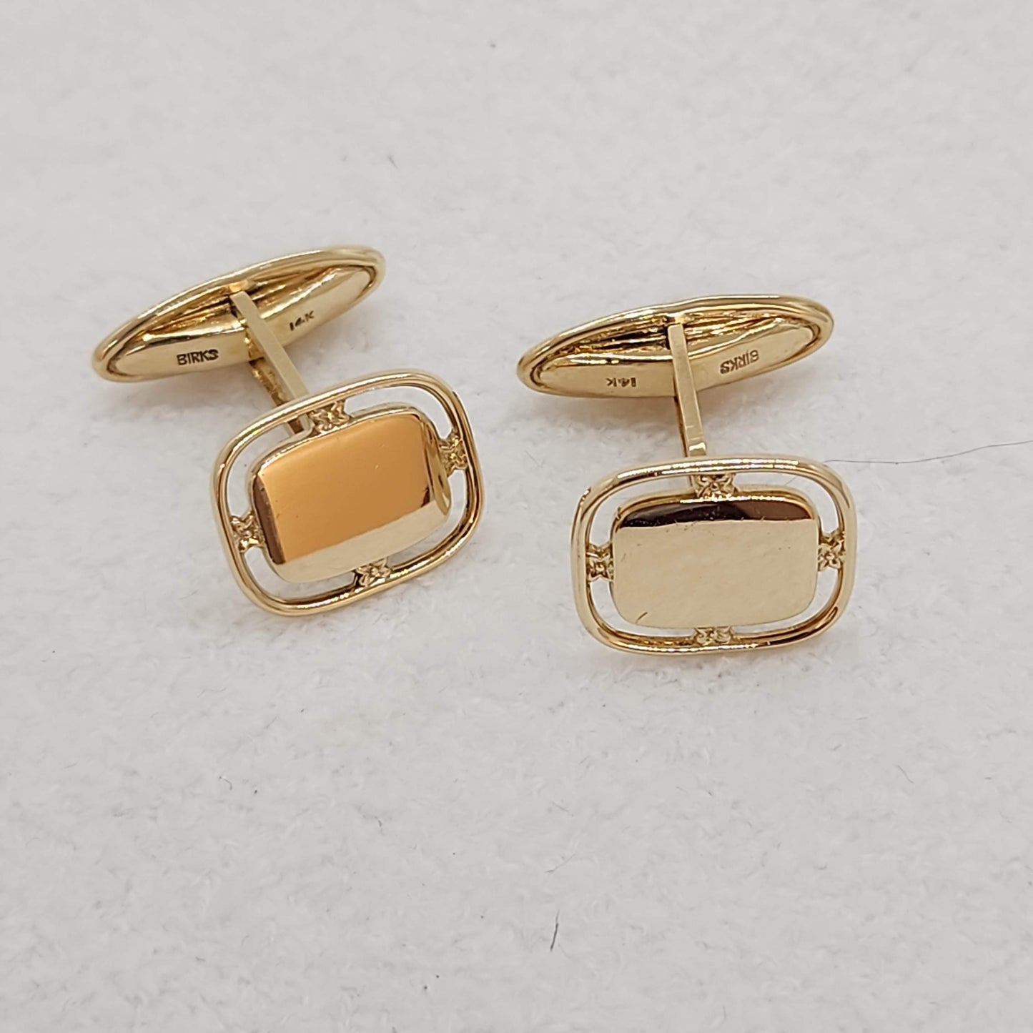 Birks Picture Frame Cufflinks