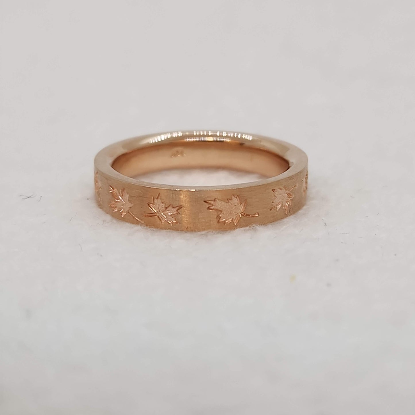 Rose Gold Maple Leaf