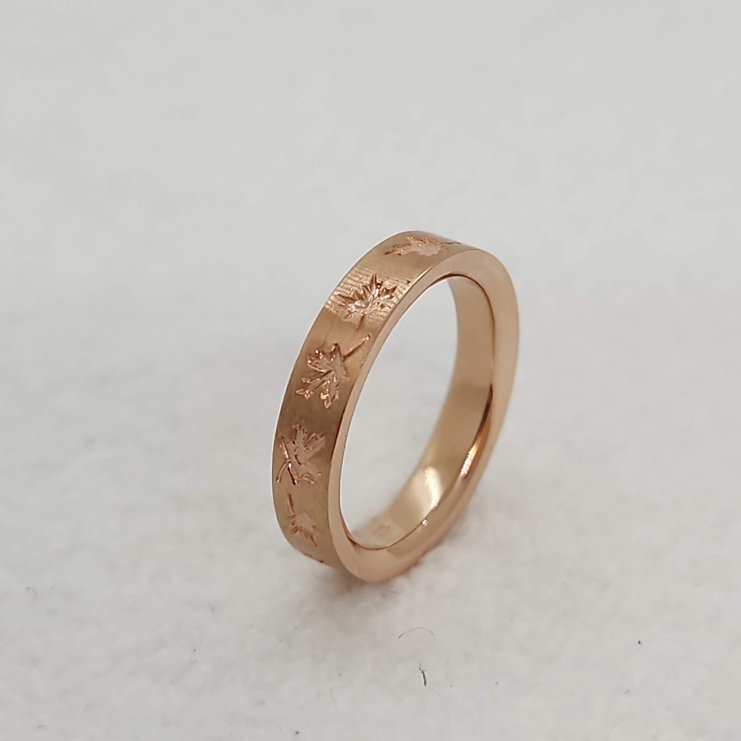 Rose Gold Maple Leaf