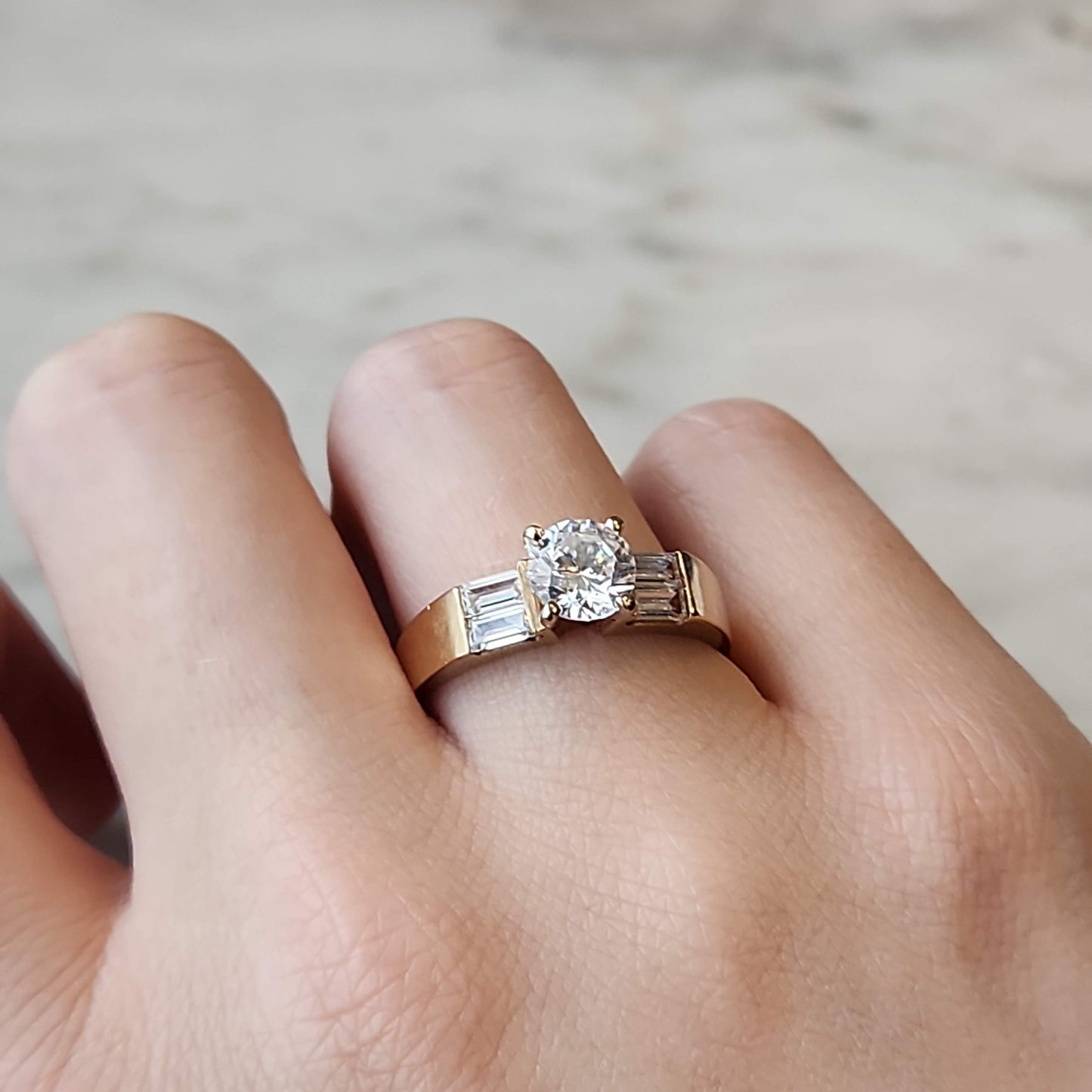 Diamondalt Engagement Ring