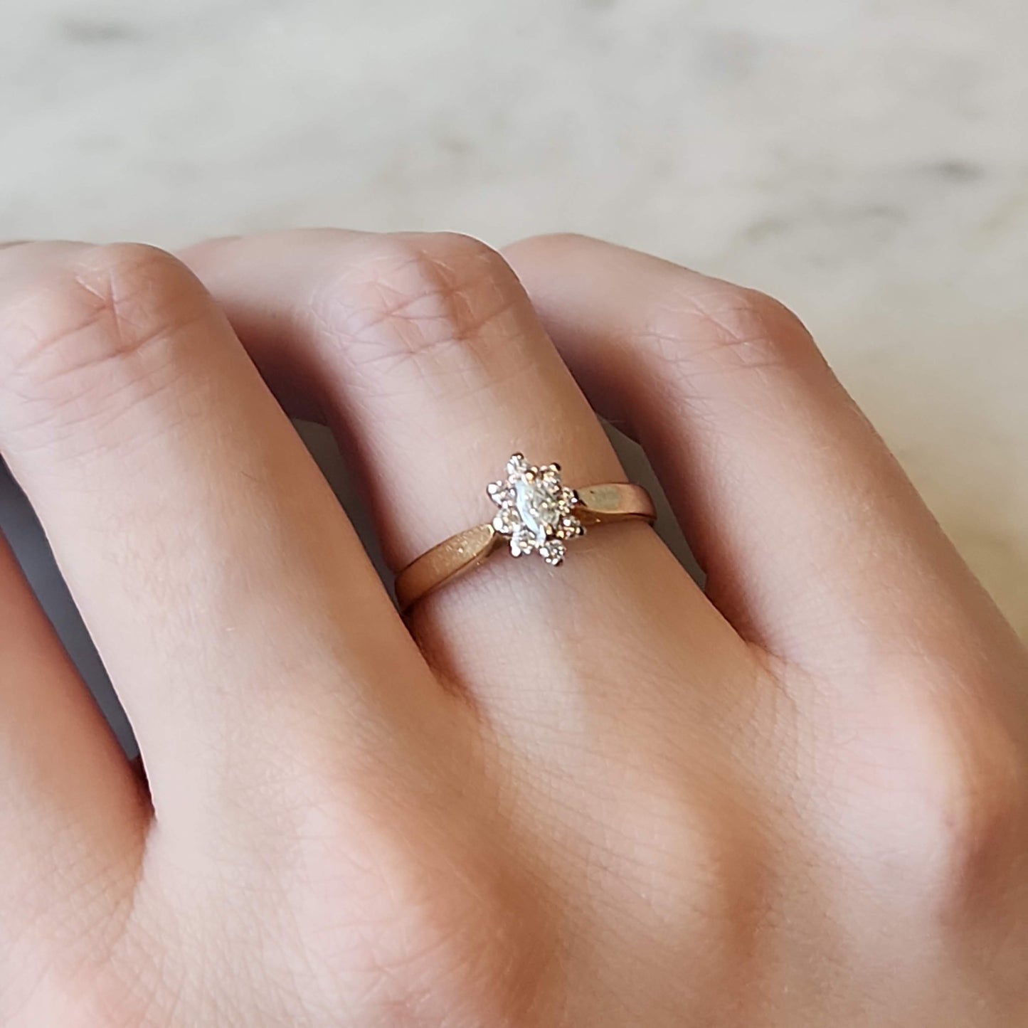 Marquise Diamond Ring