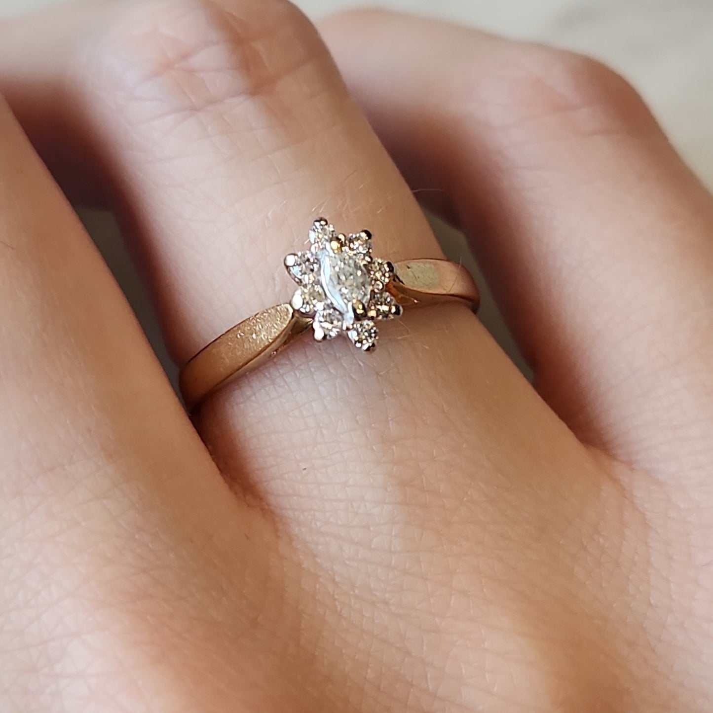 Marquise Diamond Ring