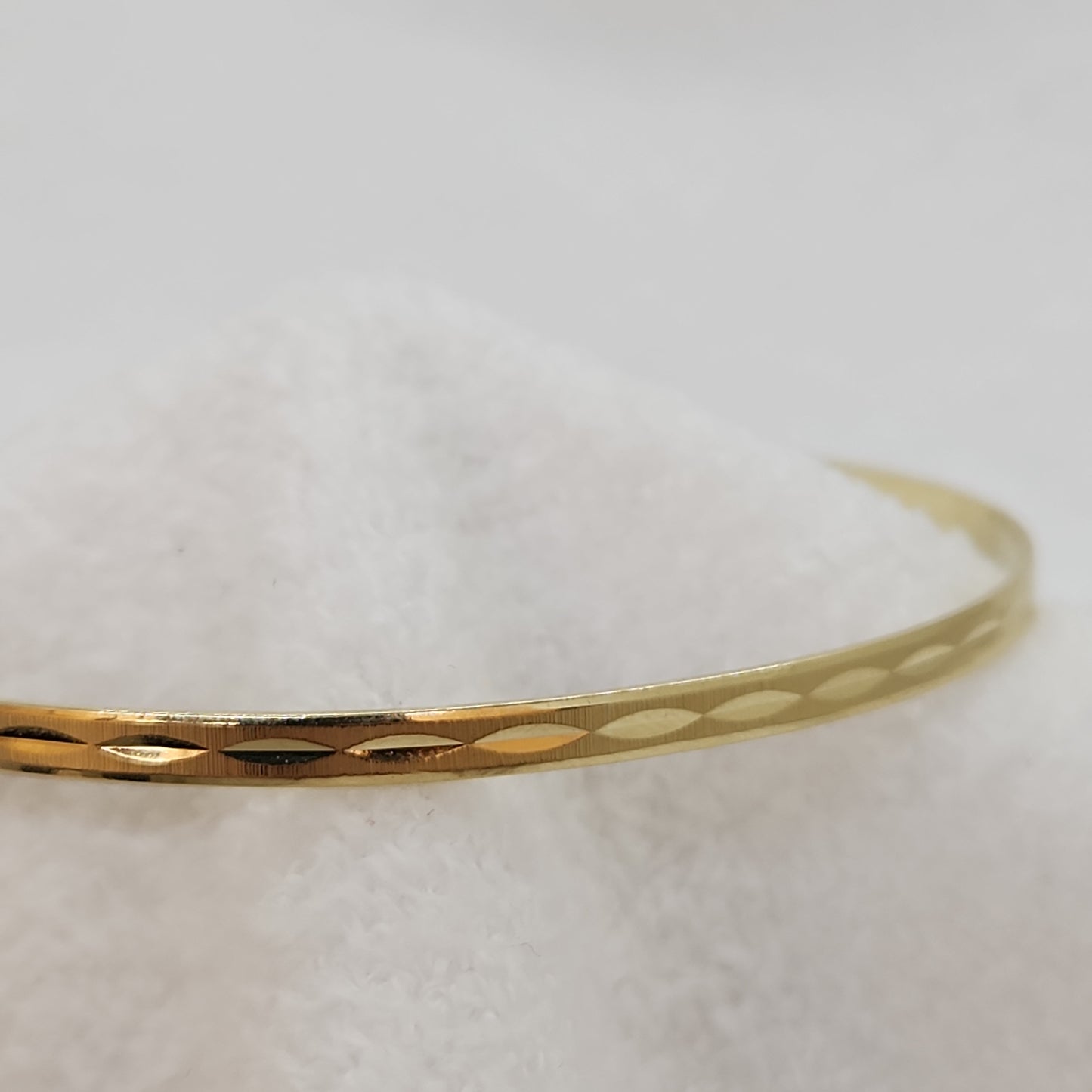 Diamond Cut Bangle