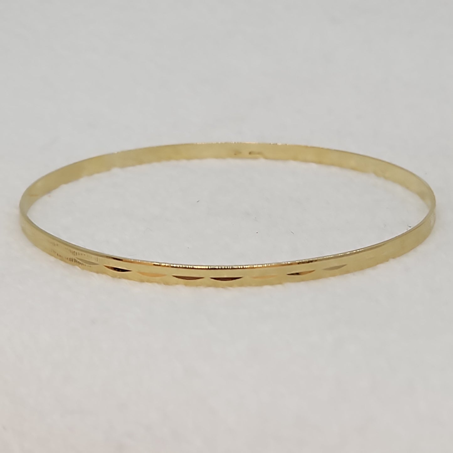 Diamond Cut Bangle