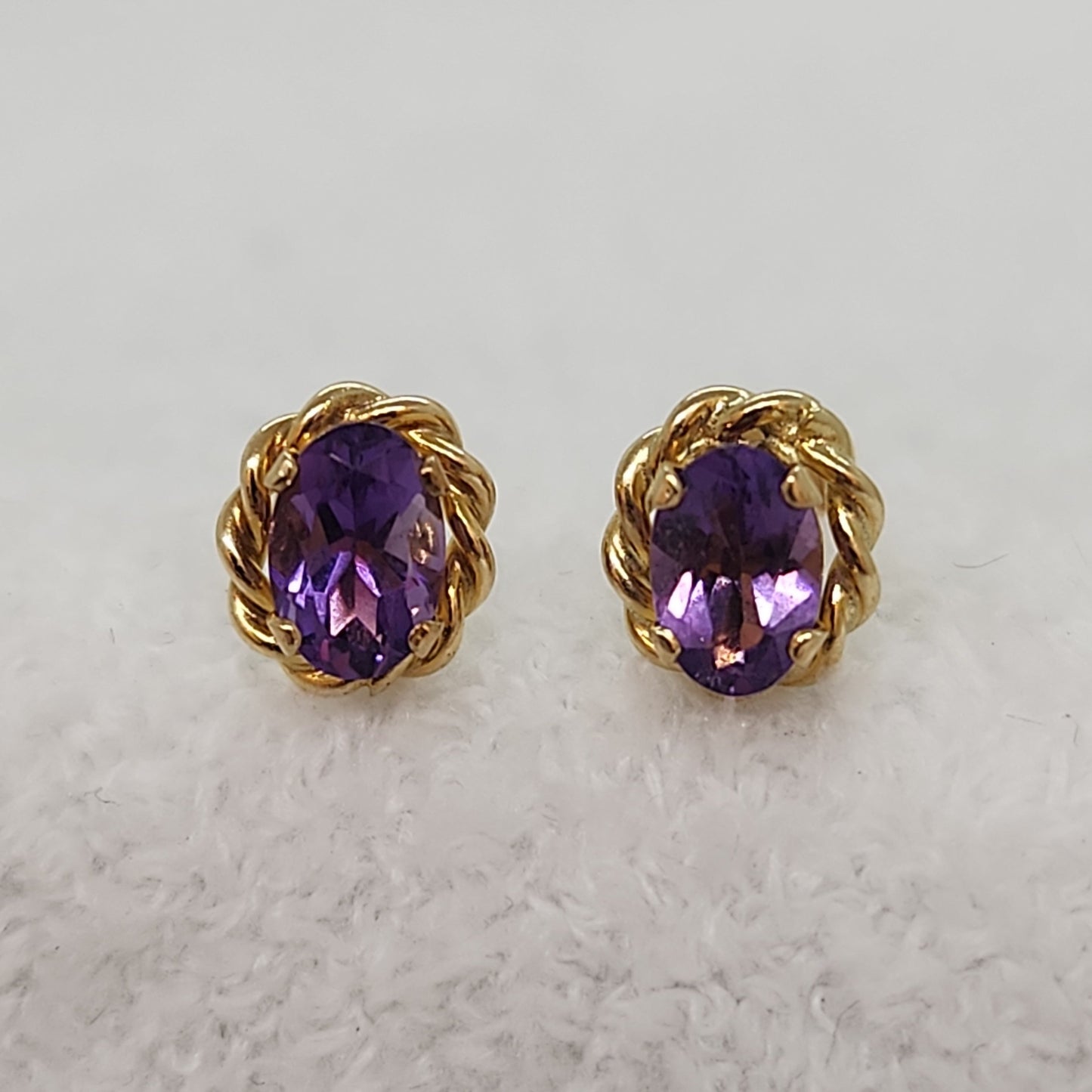 Amethyst Studs