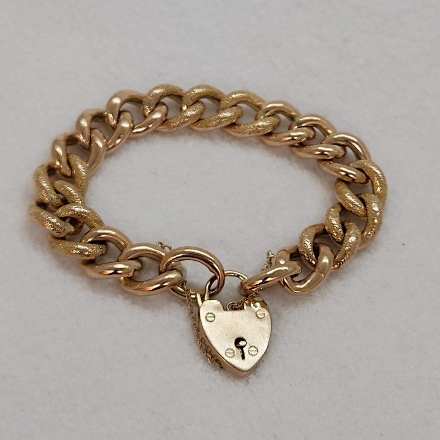 Day and Night with Heart Padlock Clasp