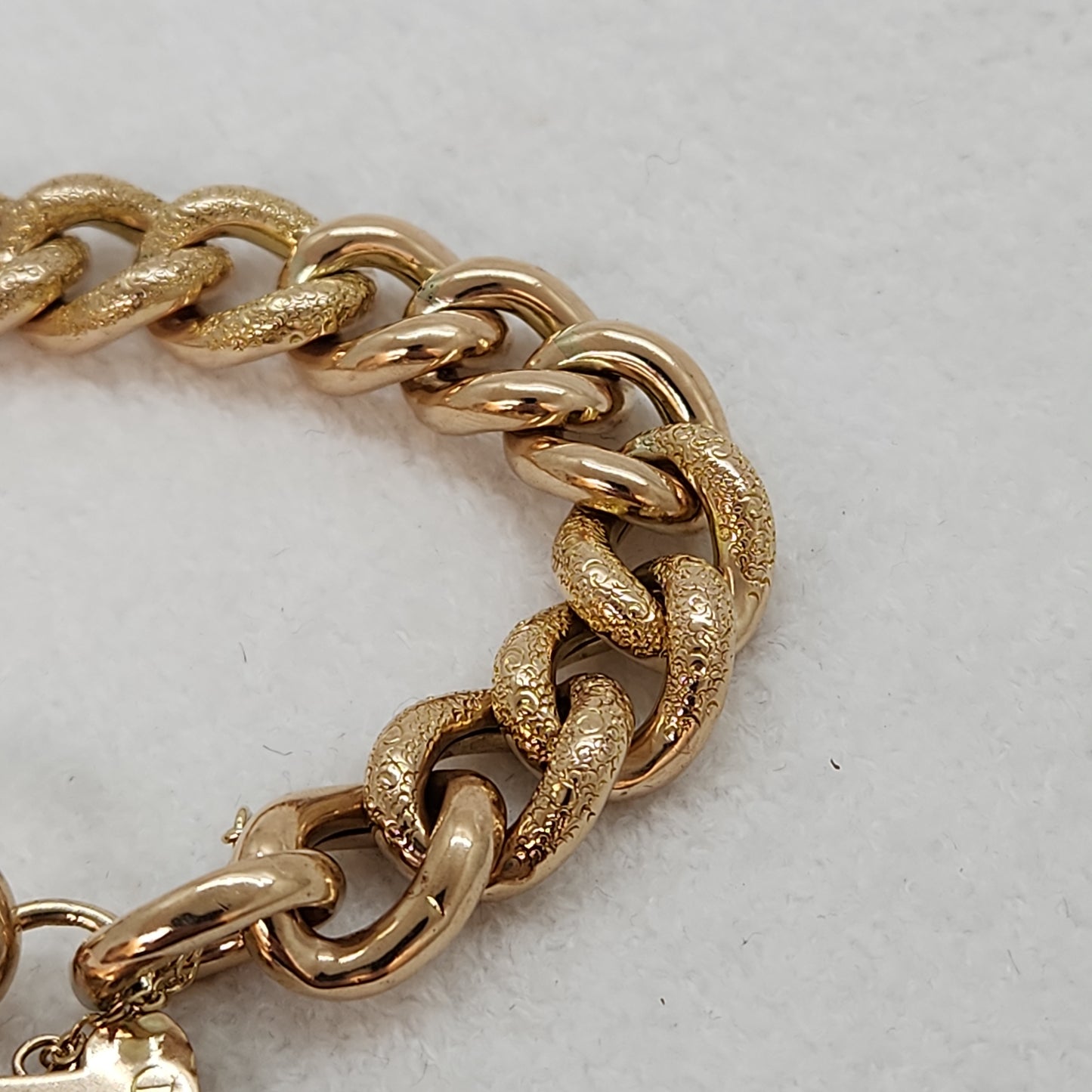 Day and Night with Heart Padlock Clasp