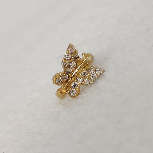 Single Butterfly Earring