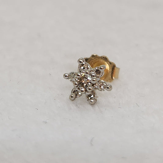 Diamond Cluster - Single Earring