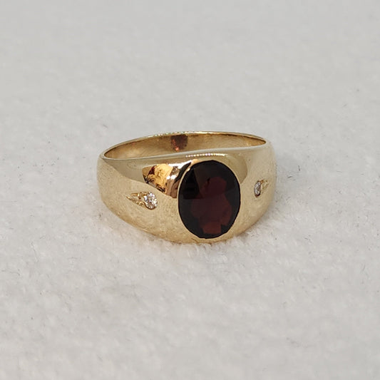 Garnet and Diamonds