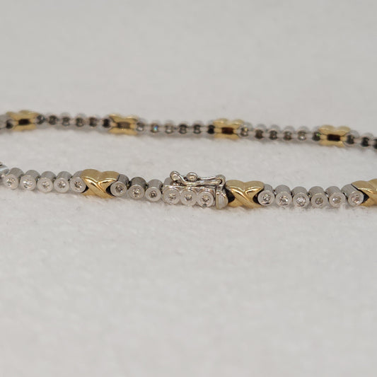 Two Tone Line Bracelet