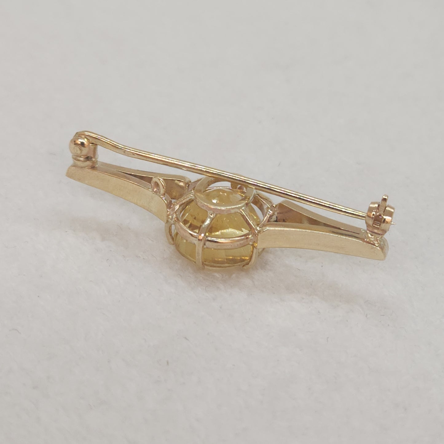 Citrine Brooch