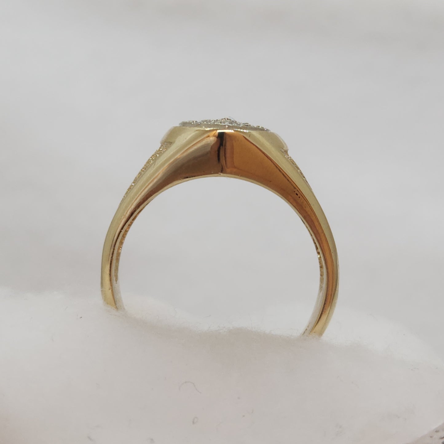 Unisex Diamond Marquise
