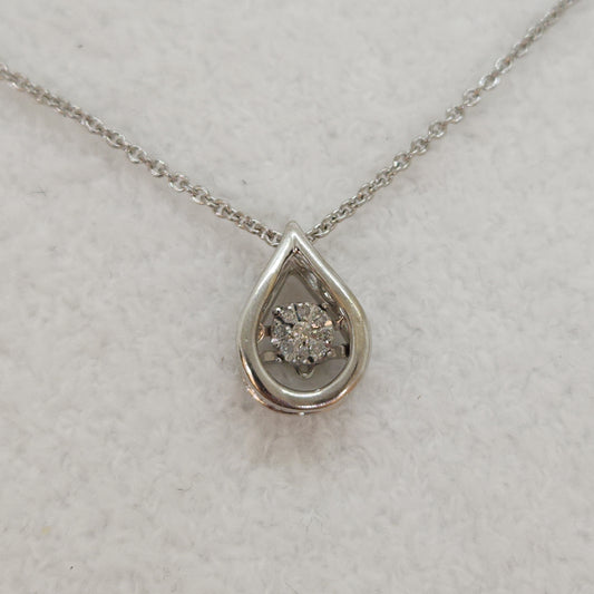 Diamond Teardrop - Sterling