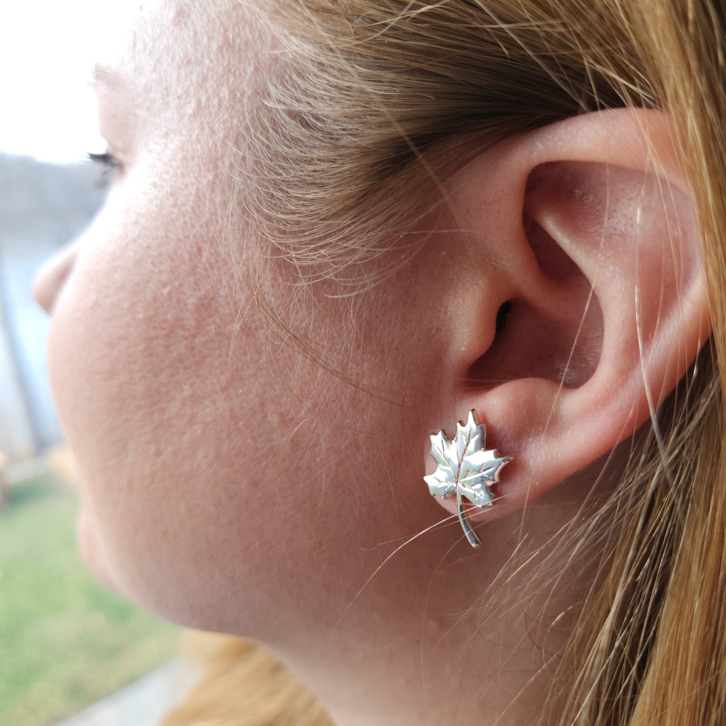 Sterling Maple Leaf