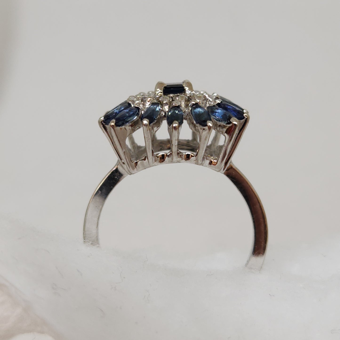 Luxe Sapphire Cluster
