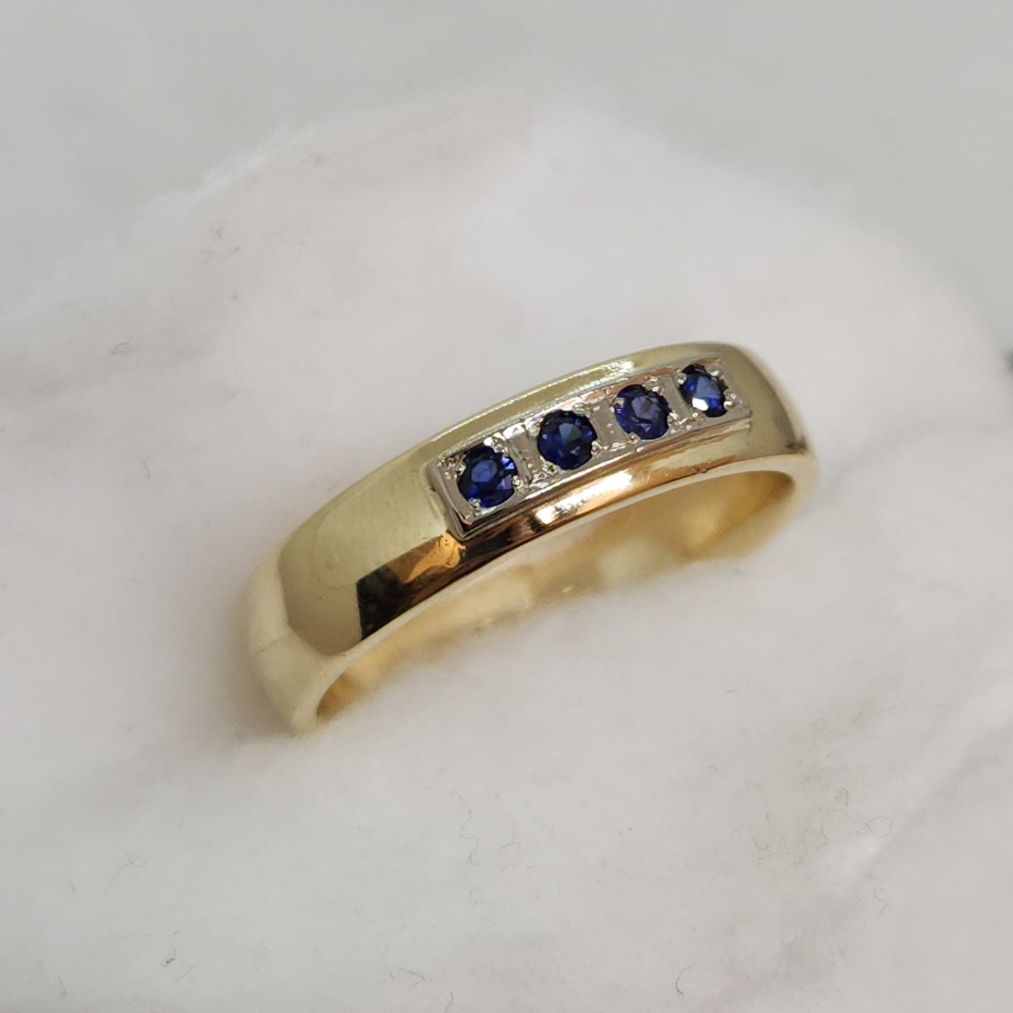 Four Across Sapphire Band