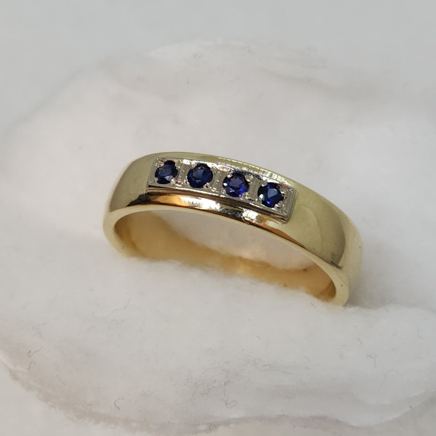 Four Across Sapphire Band
