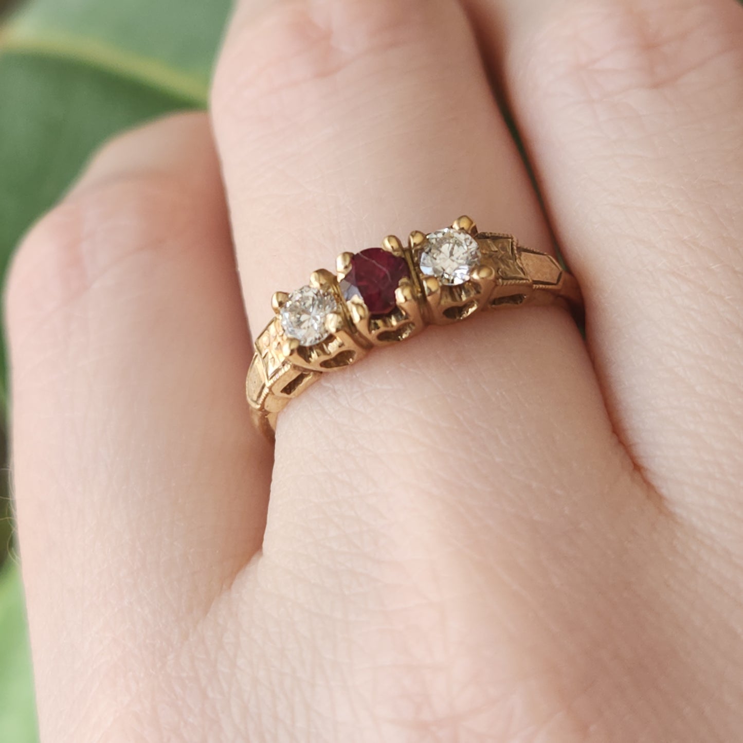 Ruby and Diamond Ring