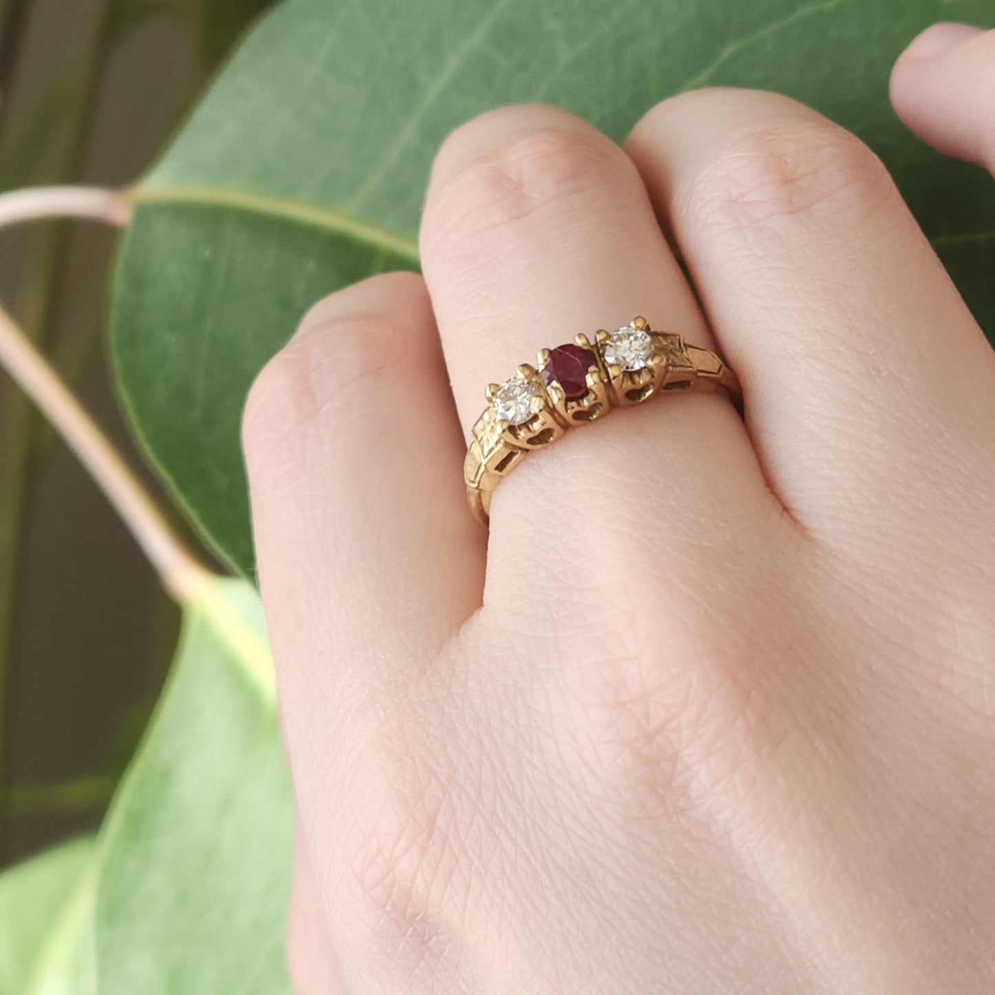 Ruby and Diamond Ring