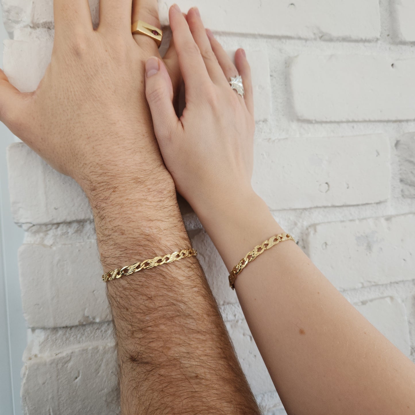 Infinity Partner Bracelets - 8"