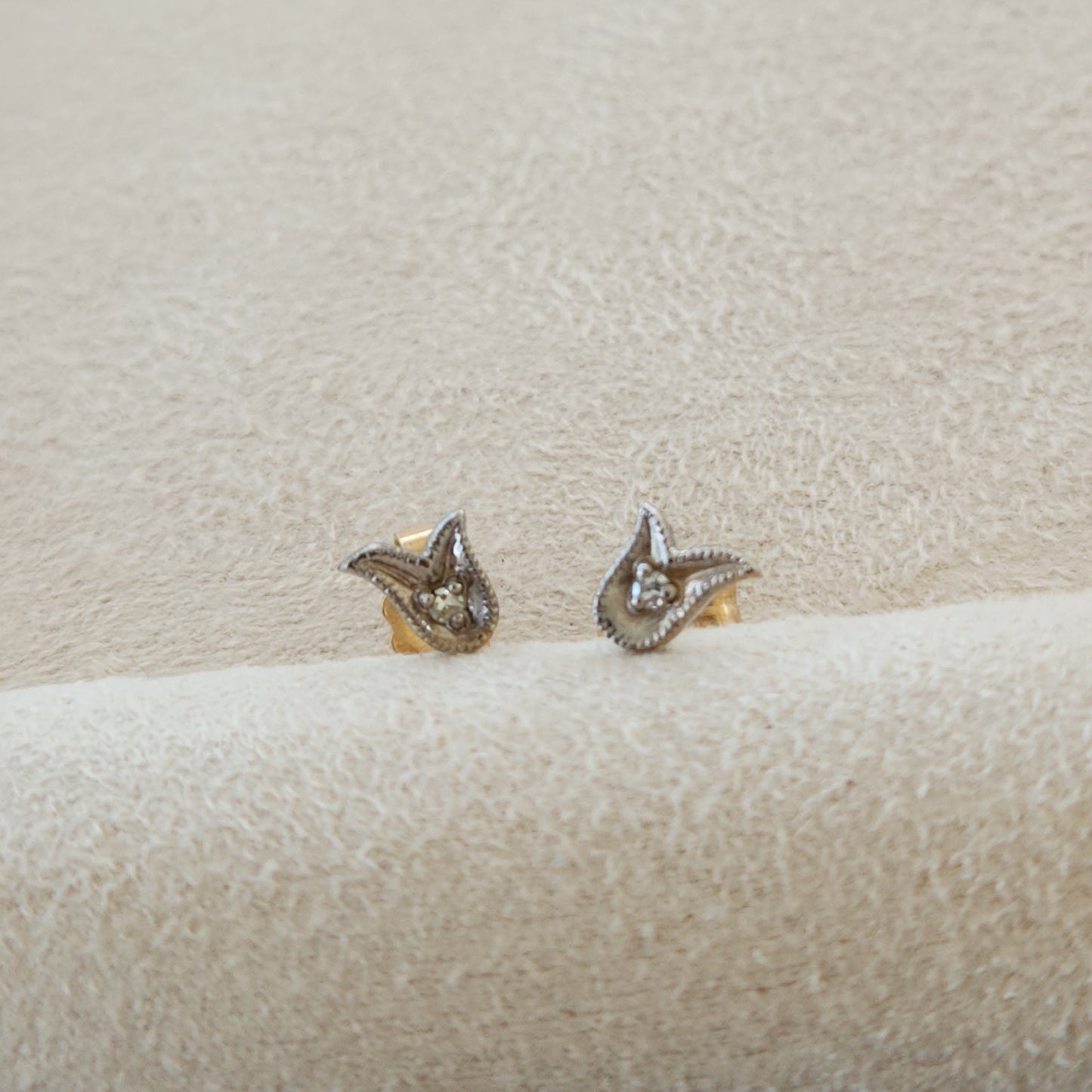 Tulip Diamond Studs