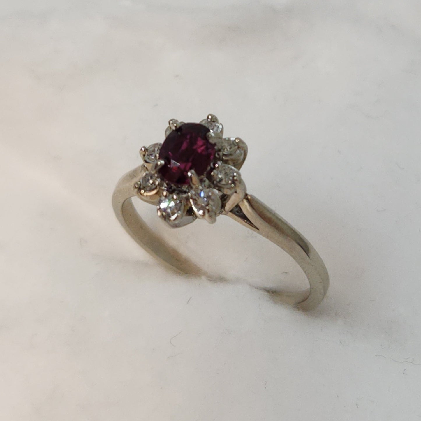 Timeless Ruby Halo