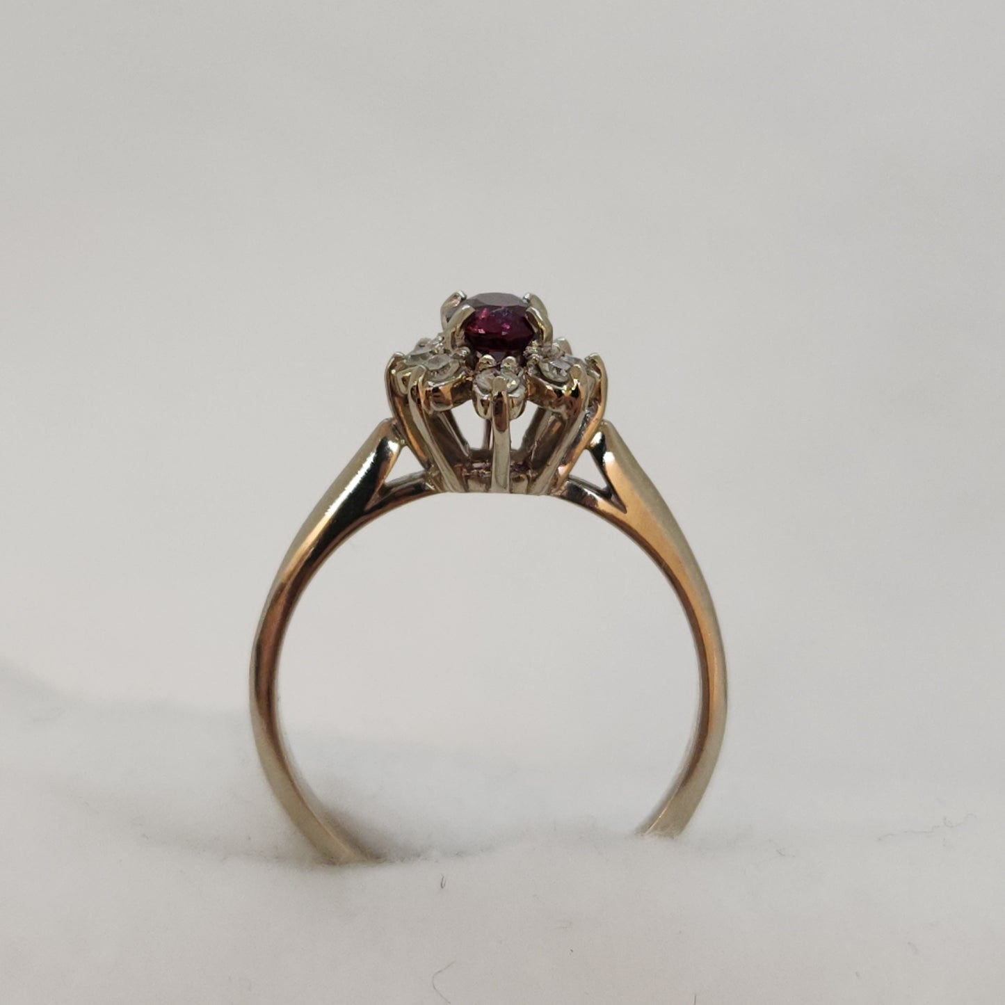 Timeless Ruby Halo