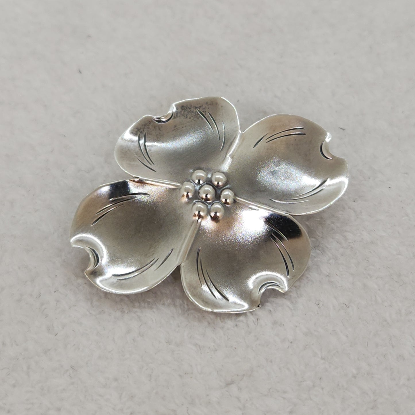 Silver Dogwood Blossom