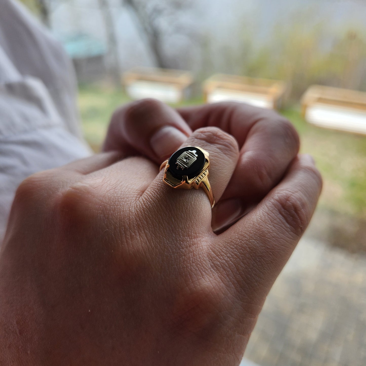 Vintage Gold & Black