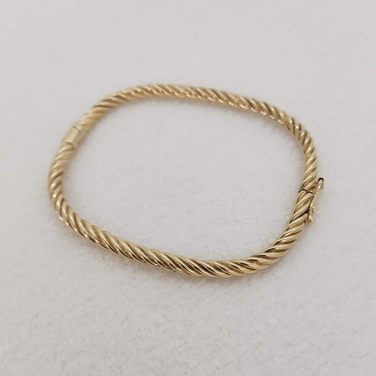 Twisted Rope Bangle