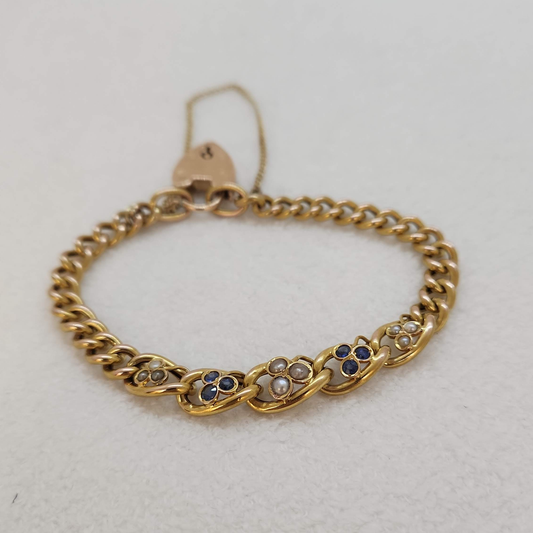 Edwardian Padlock Bracelet