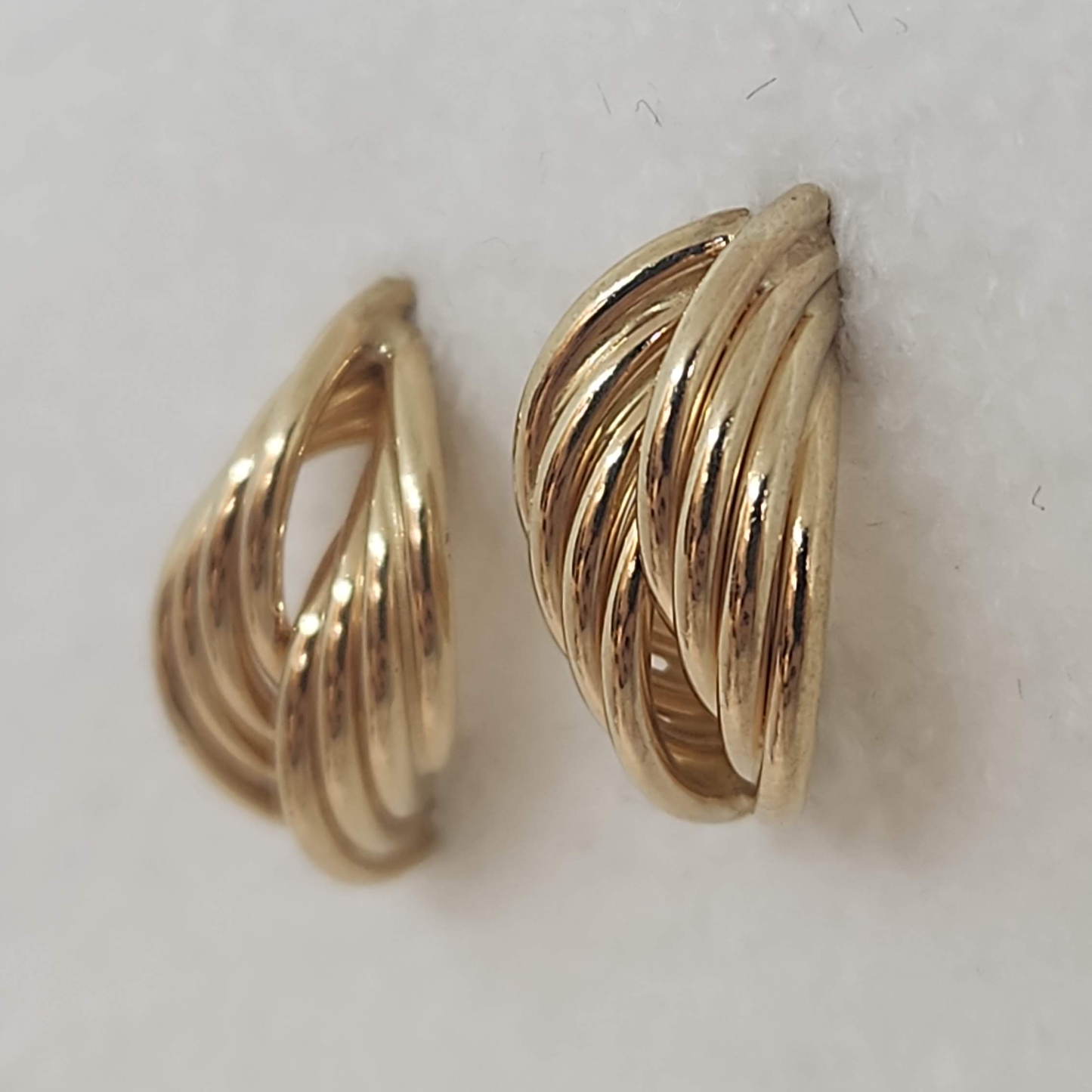 Folded Loop Earrings