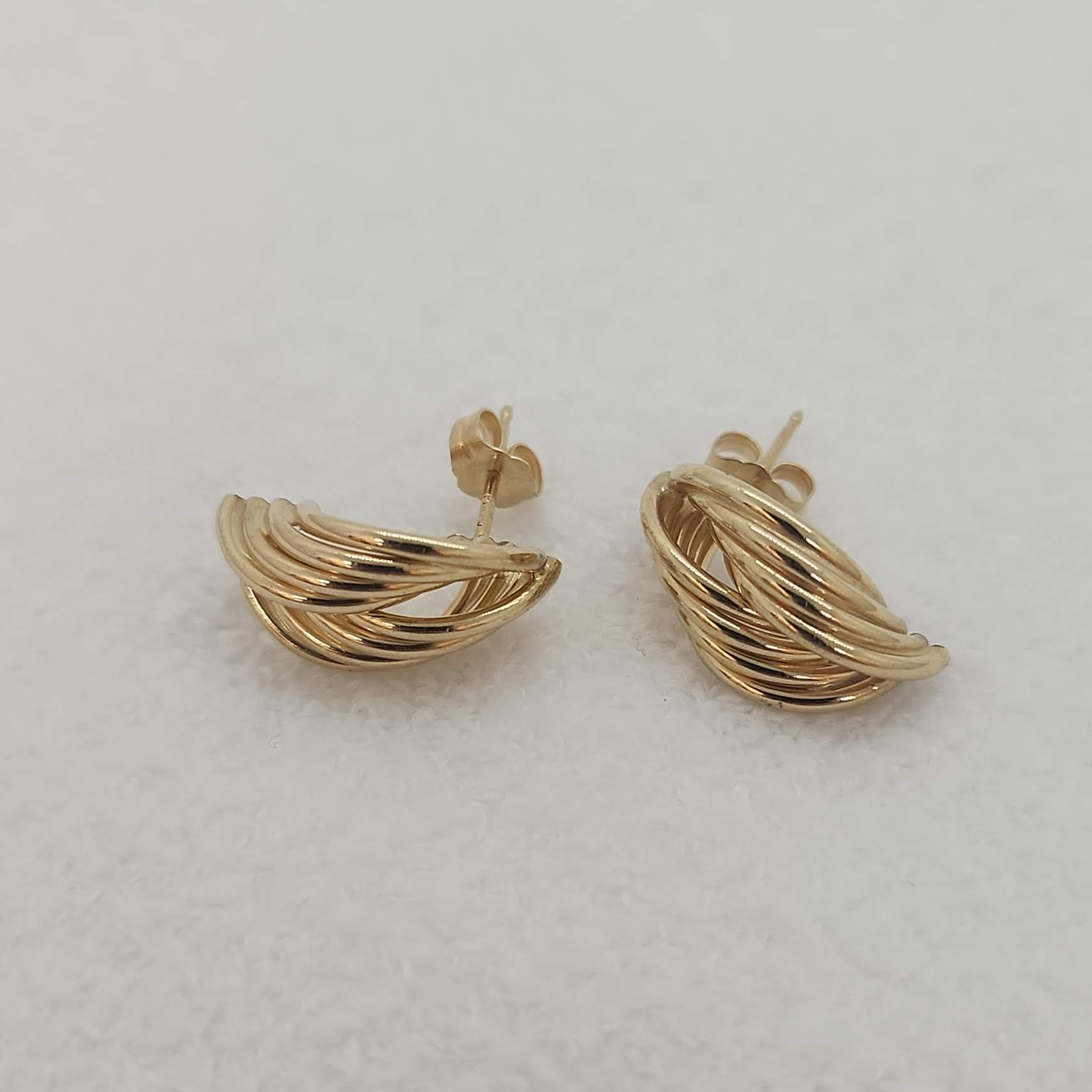 Folded Loop Earrings