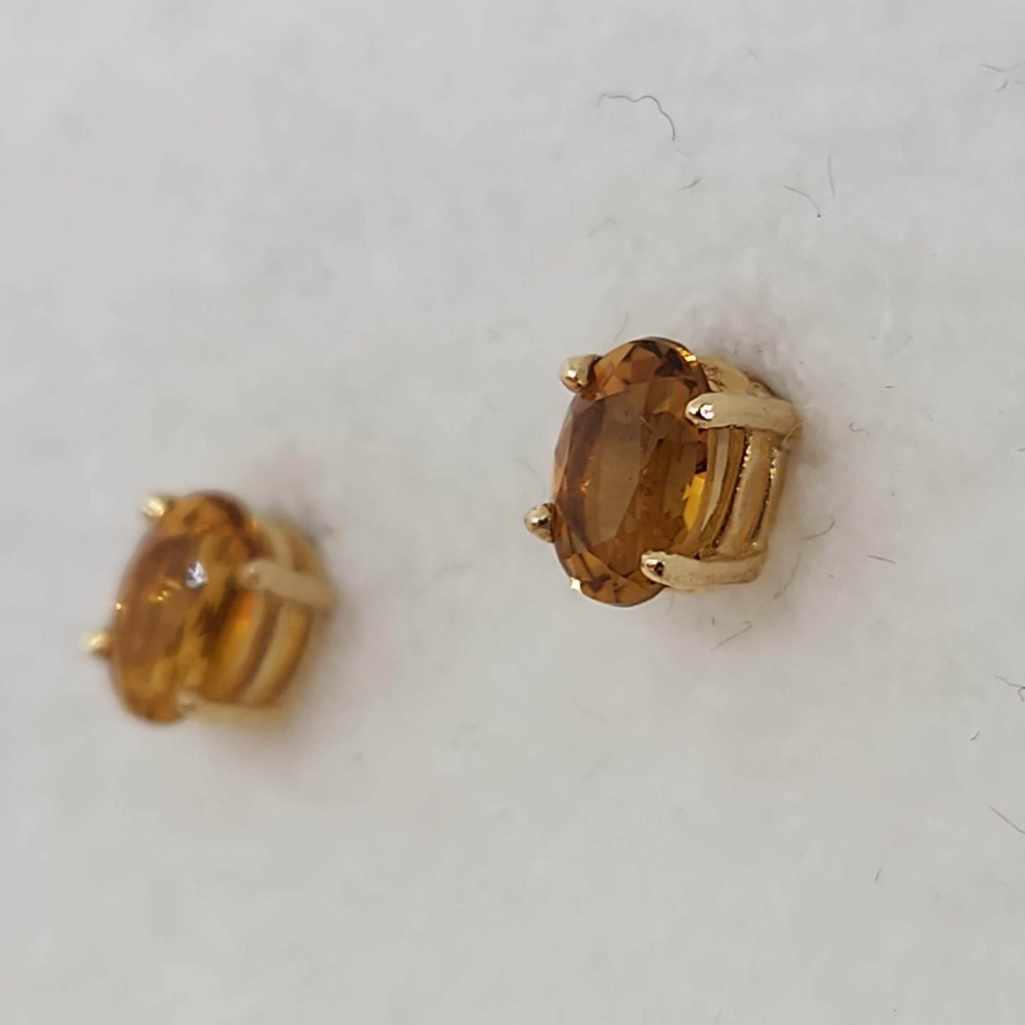 Citrine Stud Earrings