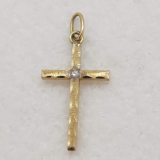 Diamond Cross Pendant