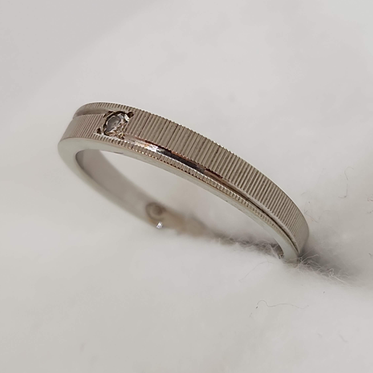 Diamond Textured Ring