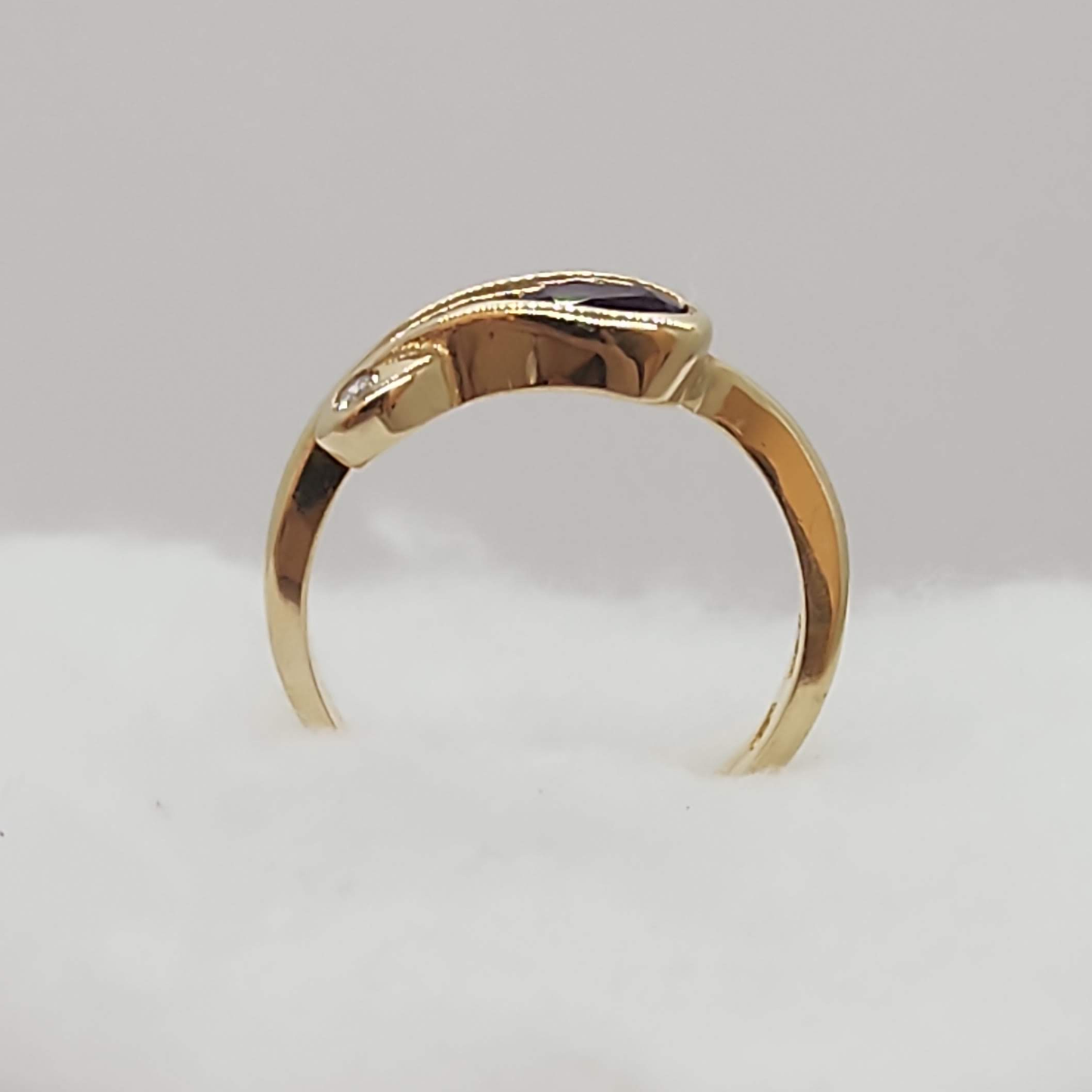 Amethyst and Diamond Ring