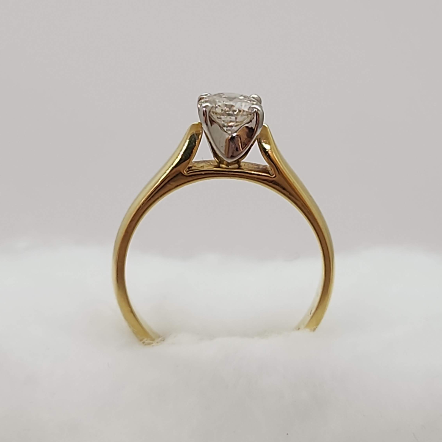 Natural Diamond Solitaire Ring