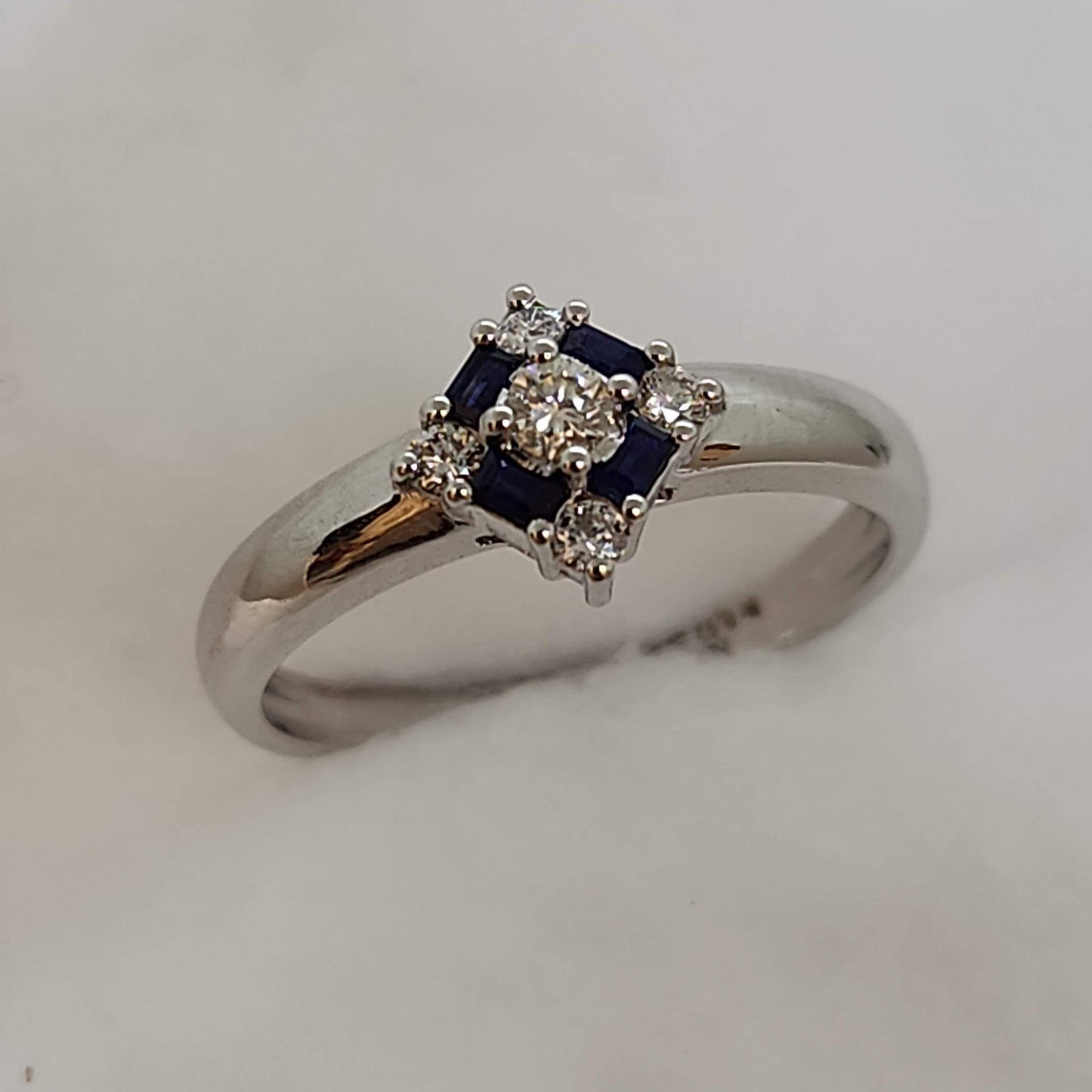 Diamond and Sapphire Set