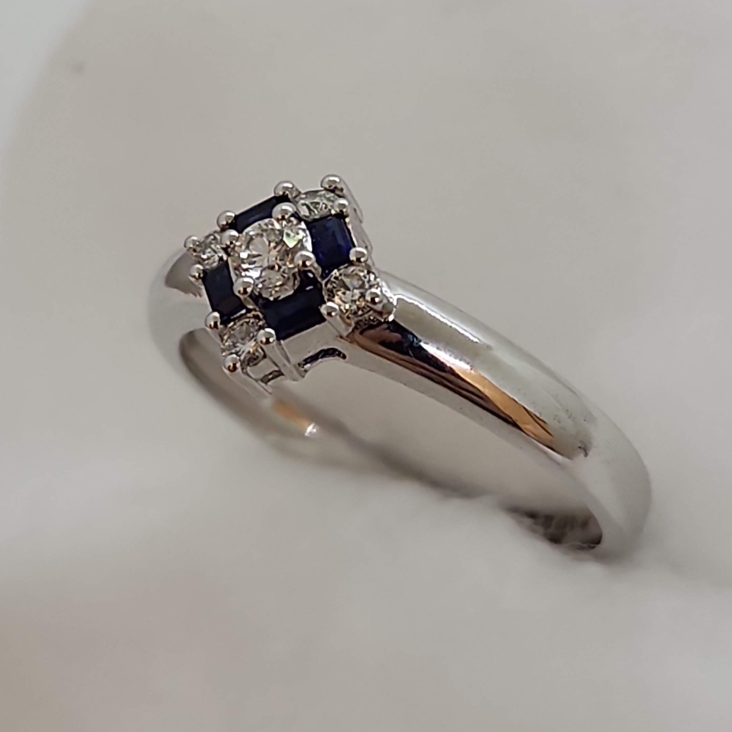 Diamond and Sapphire Set