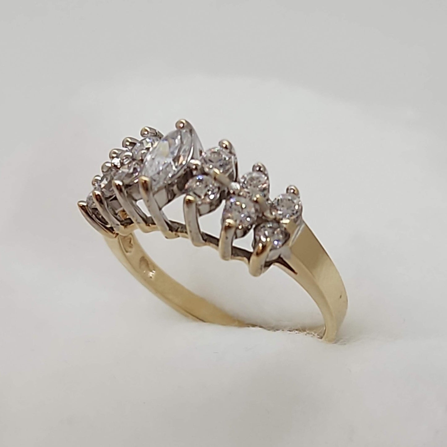 Cubic Zirconia Marquise Crown