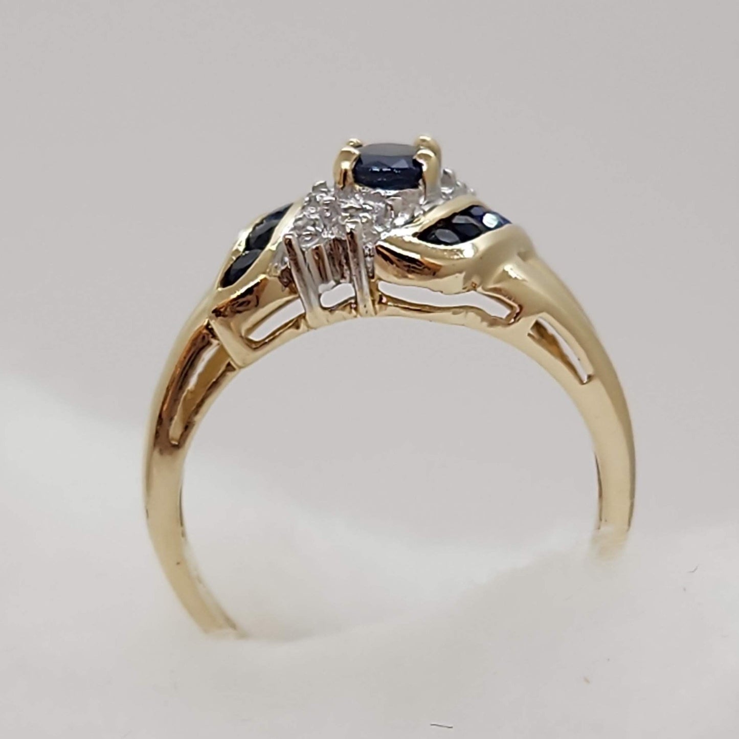 Sapphire and Diamond Ring