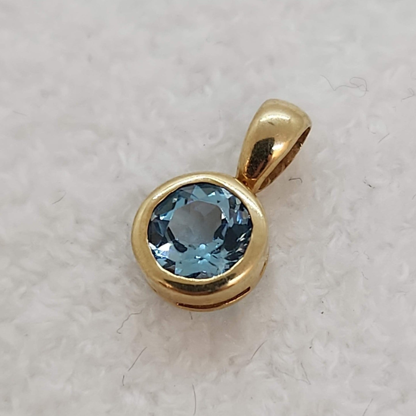 Blue Topaz Pendant