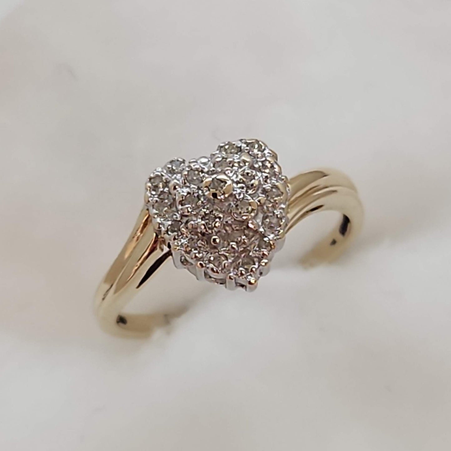 Diamond Heart Ring